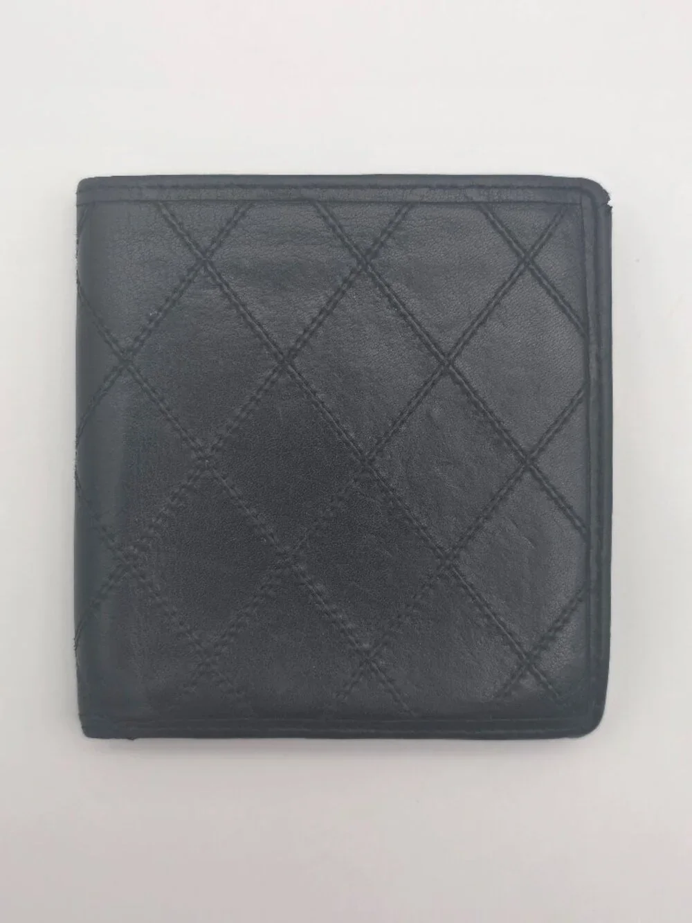 Chanel Black Leather Bifold Wallet (1827773)